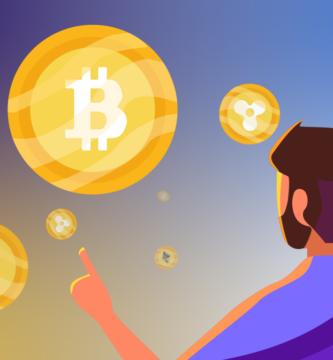 ¿Qué son las criptomonedas? Hombre seleccionando criptos