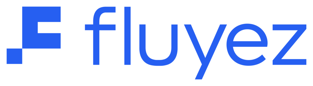 logotipo fluyez azul png