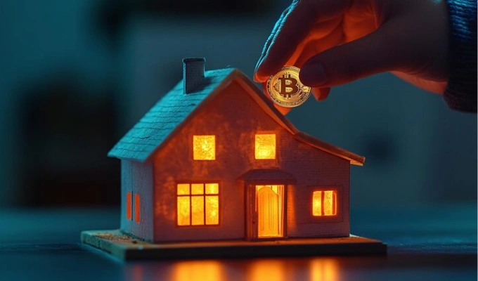 comprar una casa con criptomonedas​