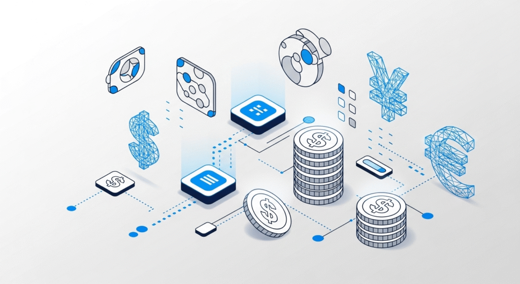 Tipos de dinero virtual: criptos, tokens y NFTs.