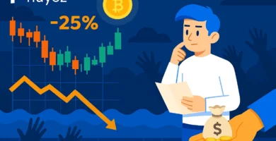 Caida del 25% debitcoin