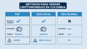 metodos para vender criptomonedas