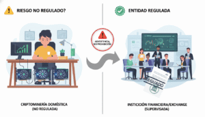 Minero particular vs Fintech