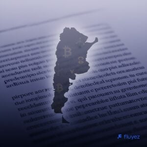 Conceptual image showing cryptocurrencies operating in a legal 'grey area' in Argentina.