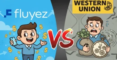 envio de remesas​, comparación fluyez vs western union