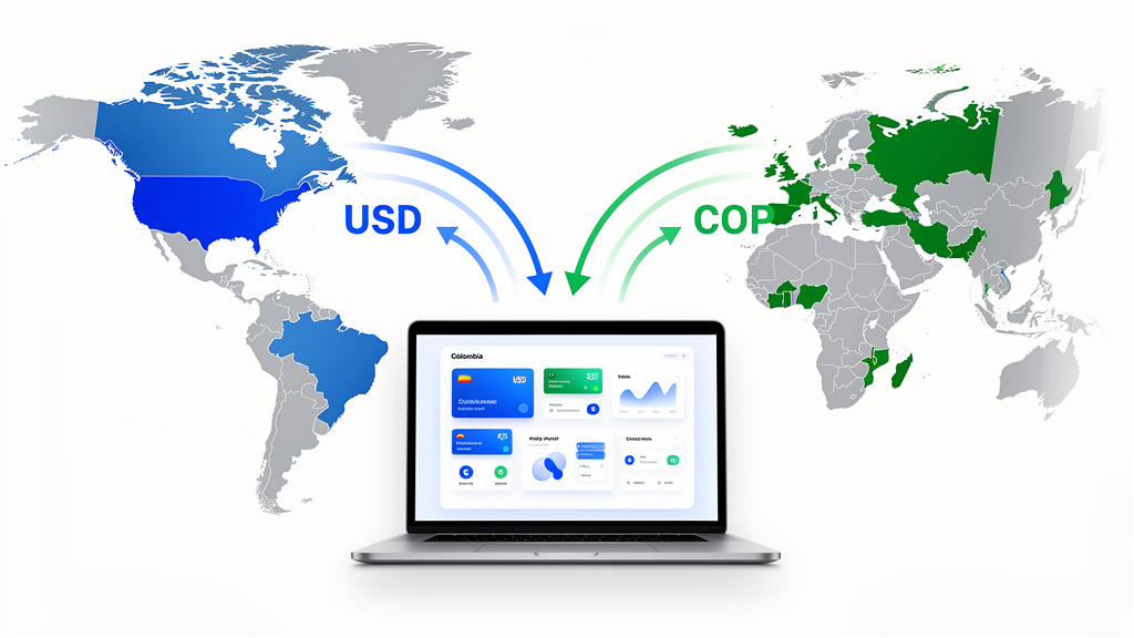 Cómo funciona Deel en Colombia: flujo de pagos internacionales de USD a COP