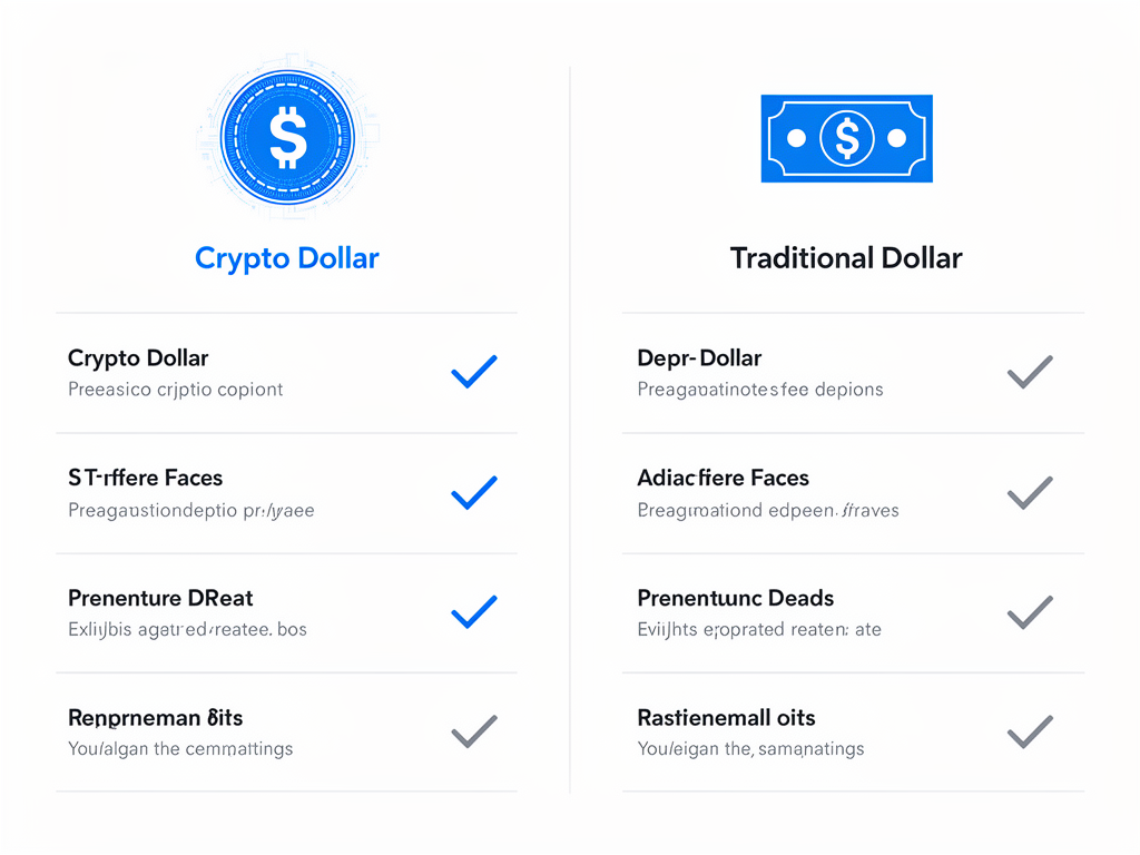 Comparativa entre dólar cripto y dólar blue para empresas argentinas