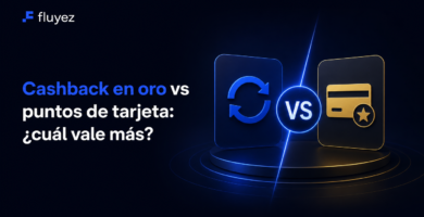 Cashback en oro vs puntos de tarjeta