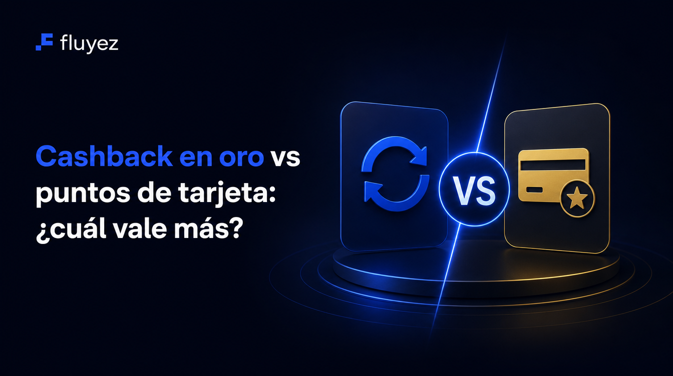 Cashback en oro vs puntos de tarjeta