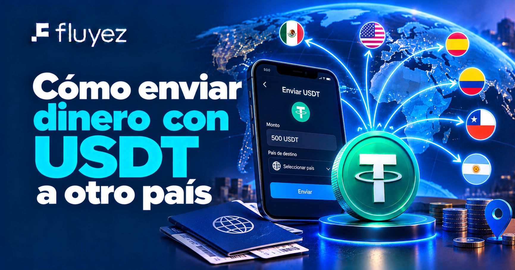 Cómo enviar USDT al extranjero